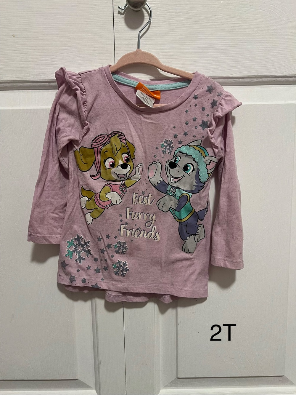 Nickelodeon Lilac Paw Patrol 'Best Furry Friends' Long Sleeve Tee